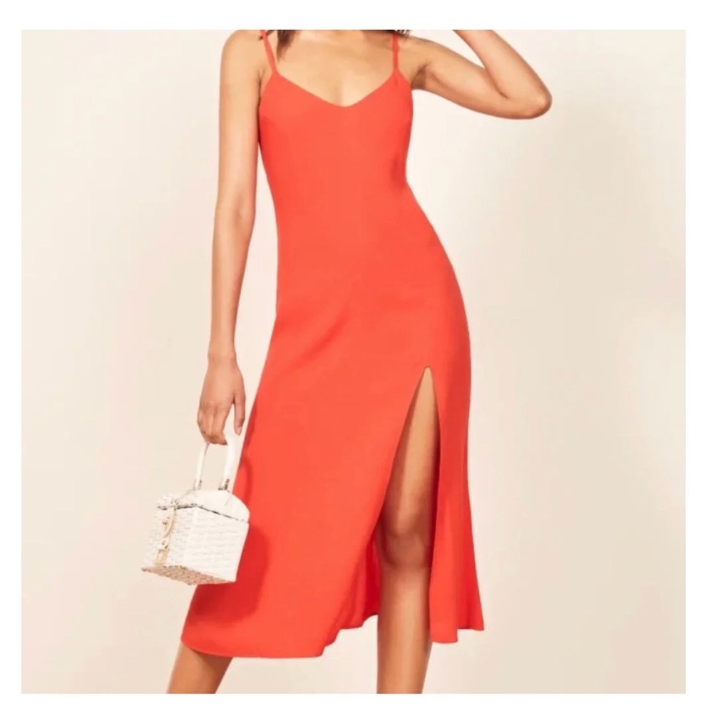 Reformation Crimini dress in Red, size 2